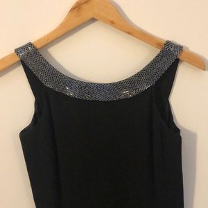 Black cocktail dress